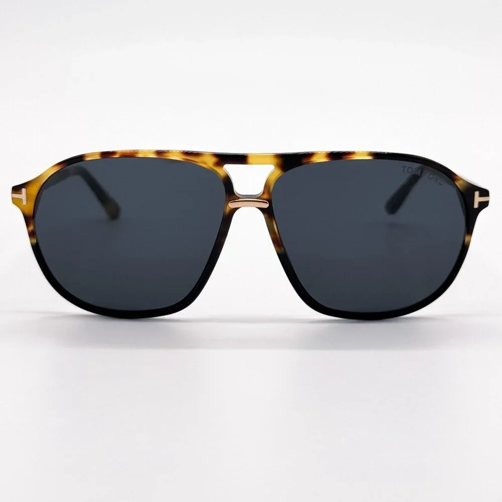 NEW TOM FORD SUNGLASSES BRUCE TF1026 05A HAVANA BLACK MEN EYEWEAR FT1026/S 05A